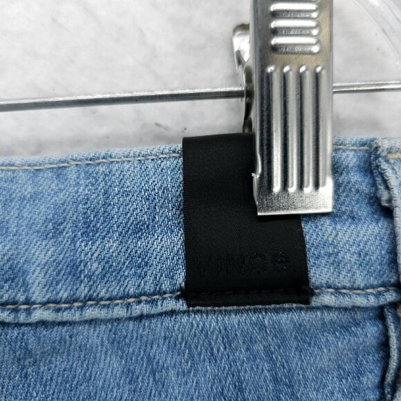 Vince Mason Relaxed Rolled Jeans in Hombre Wash Ombre Size 25 - Picture 5 of 10